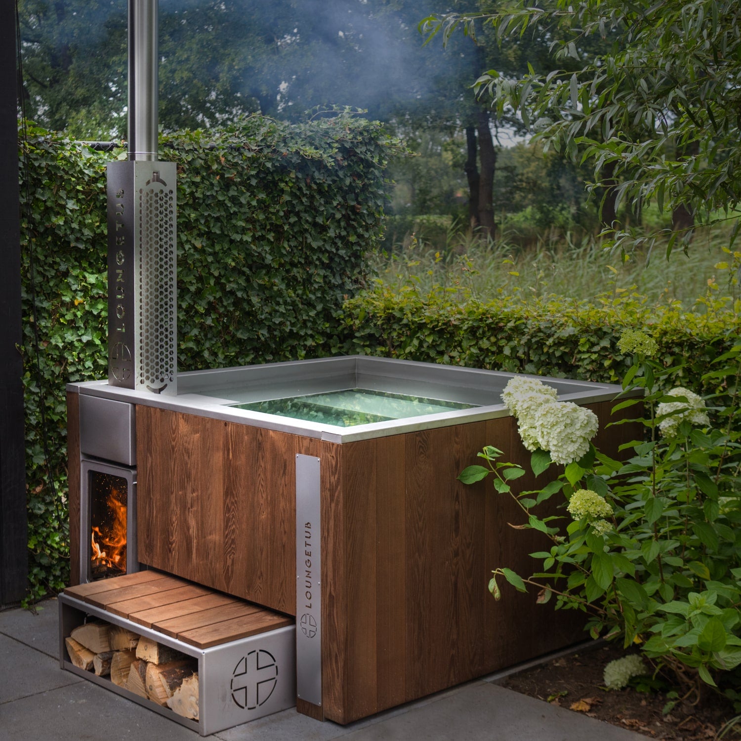 Edelstahl Hot Tub Badefass | Loungetub