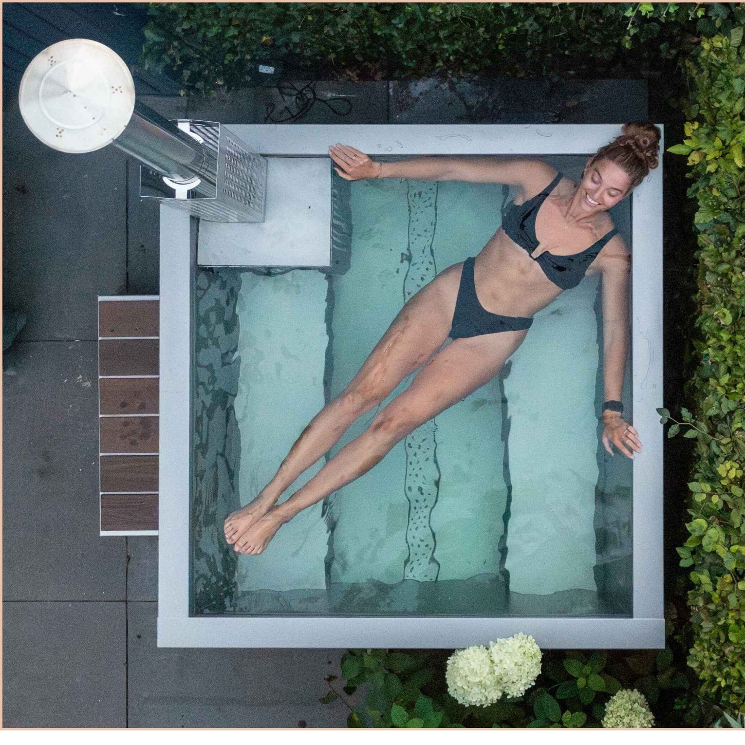 Edelstahl Hot Tub Badefass | Loungetub